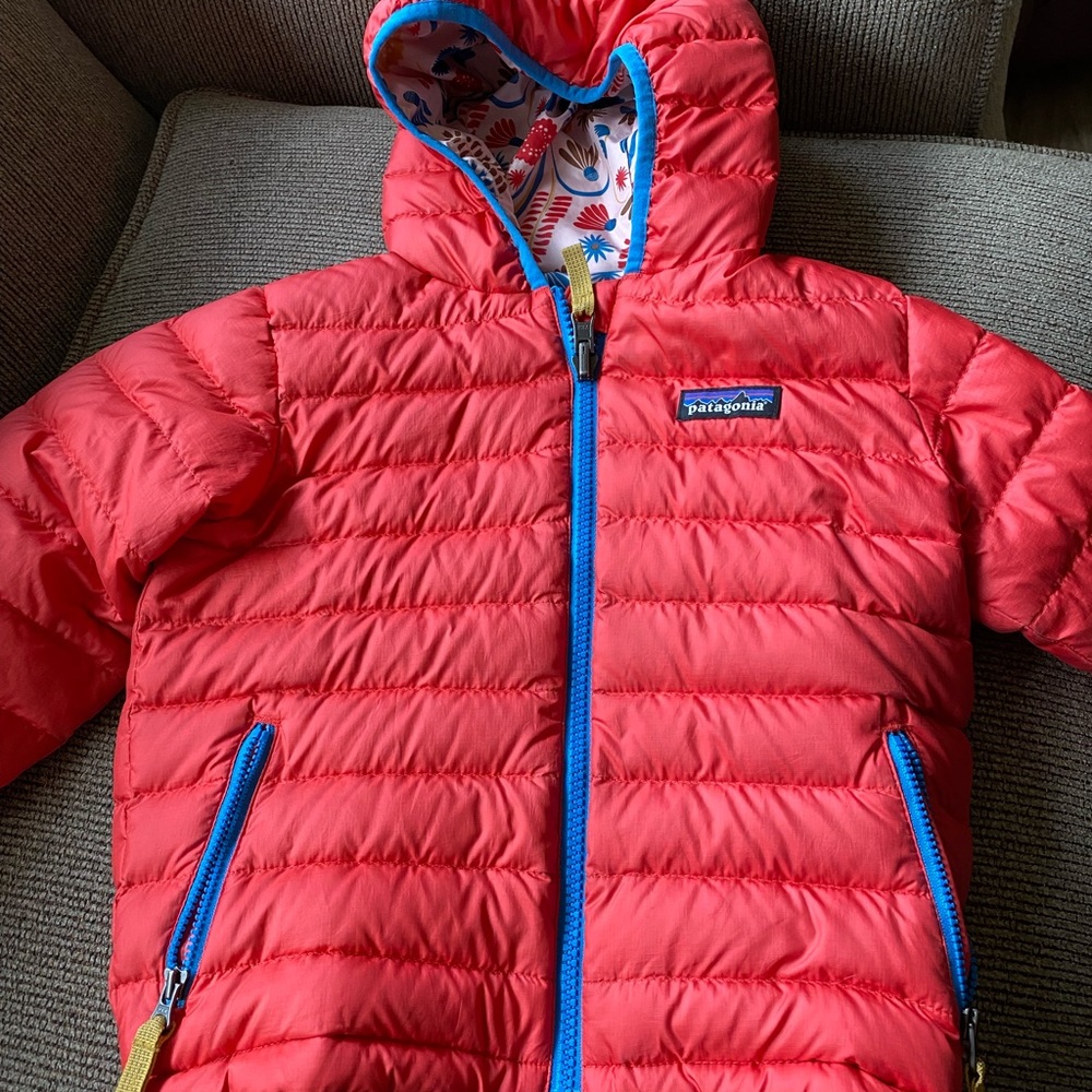 3t Patagonia reversible puffer jacket
